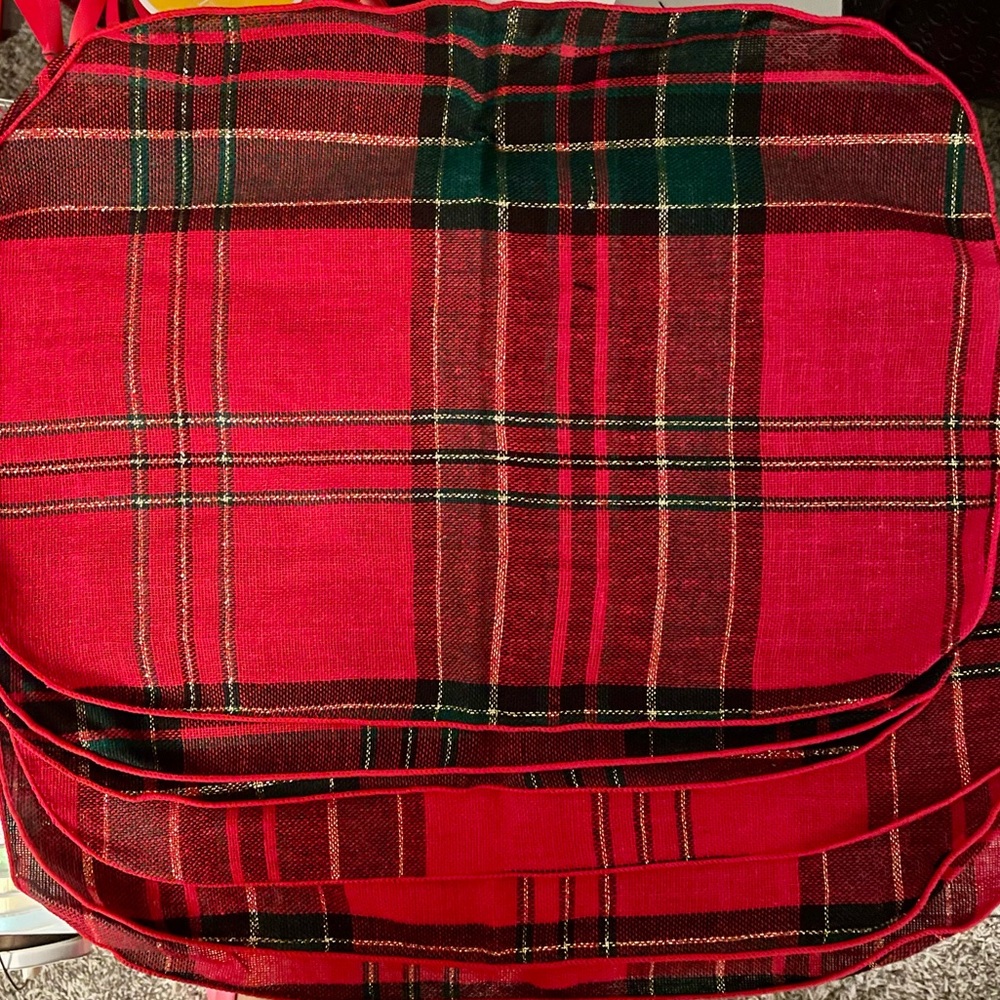 Holiday Plaid Table Placemats